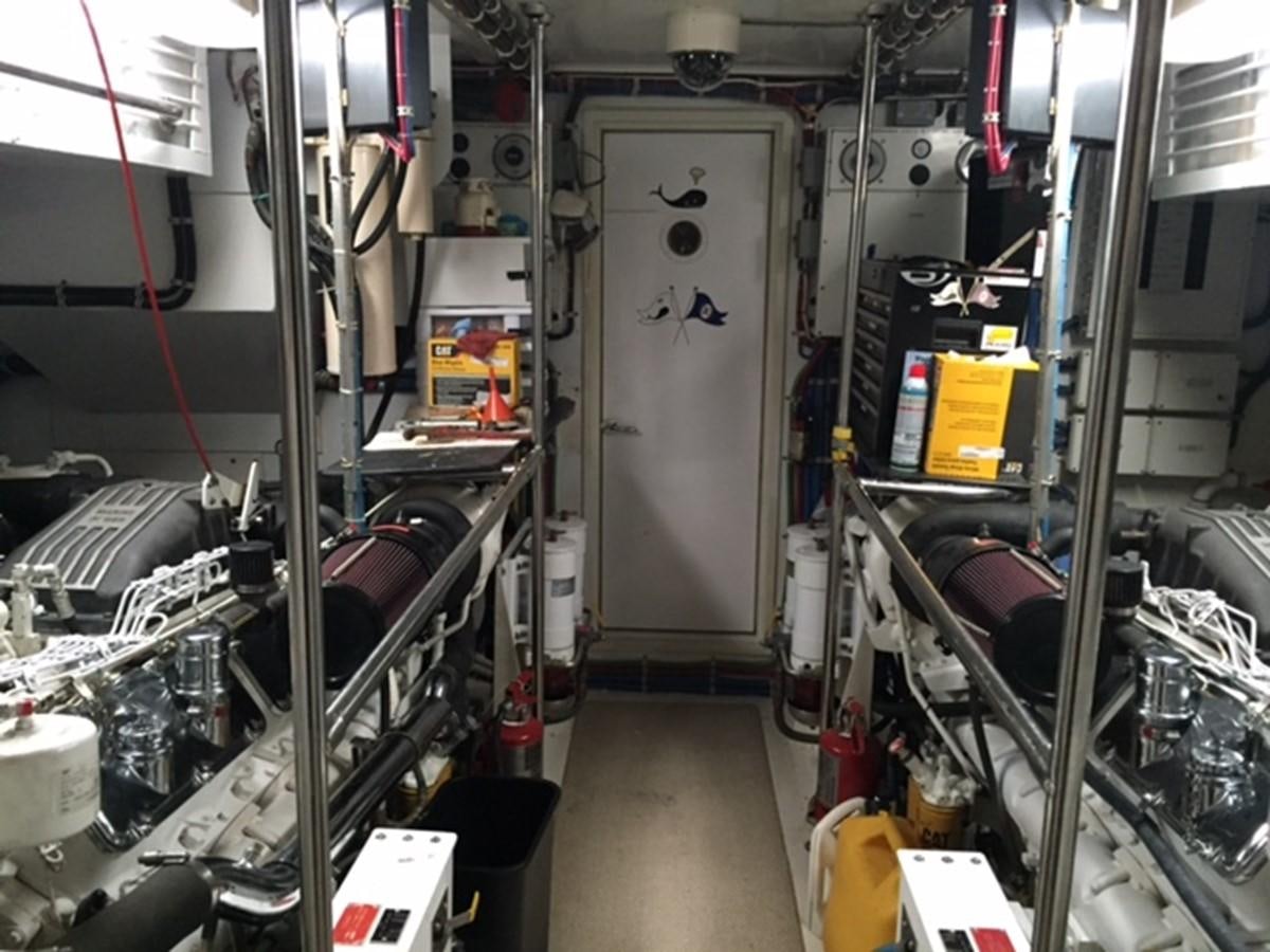 a room with machinery aboard WHALE'S WAY Yacht for Sale