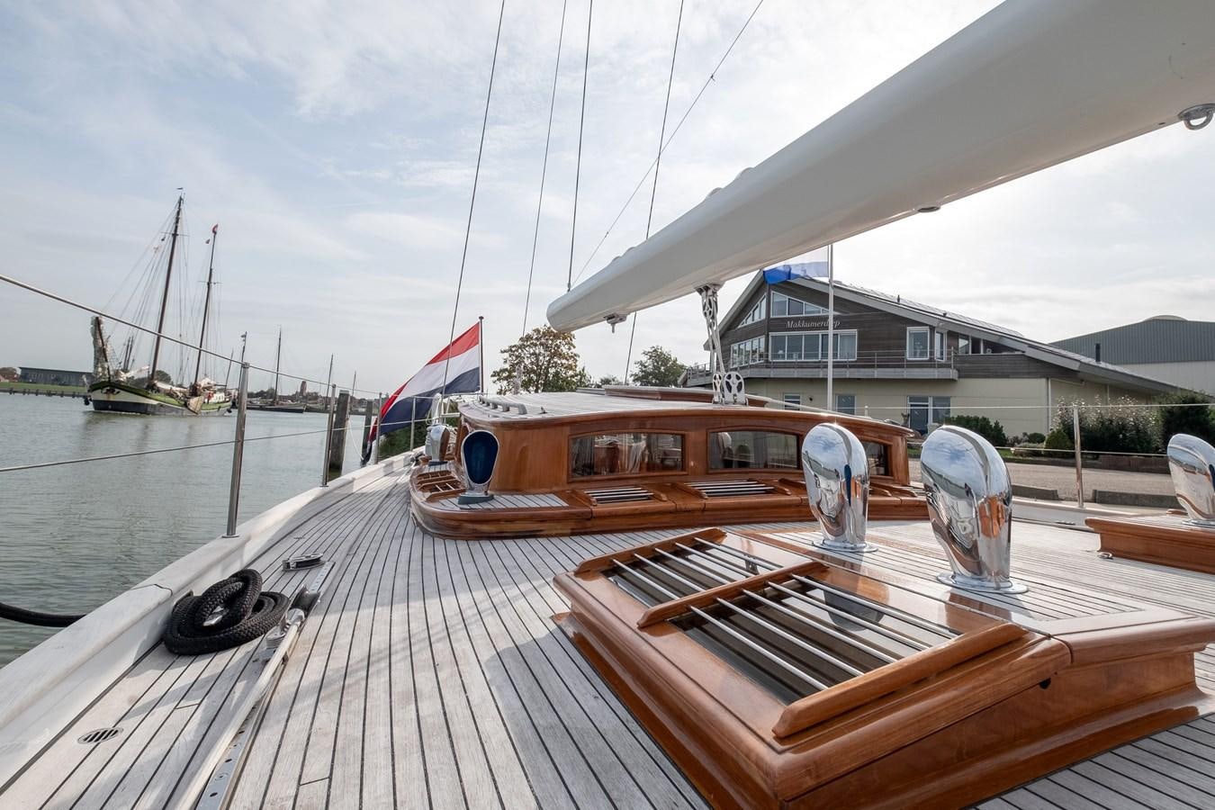 a boat on the water aboard HOEK CLASSIC 73 DIXBAY Yacht for Sale