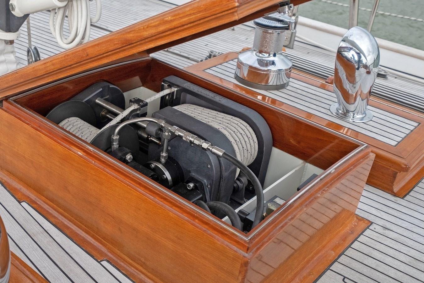 a machine on the counter aboard HOEK CLASSIC 73 DIXBAY Yacht for Sale