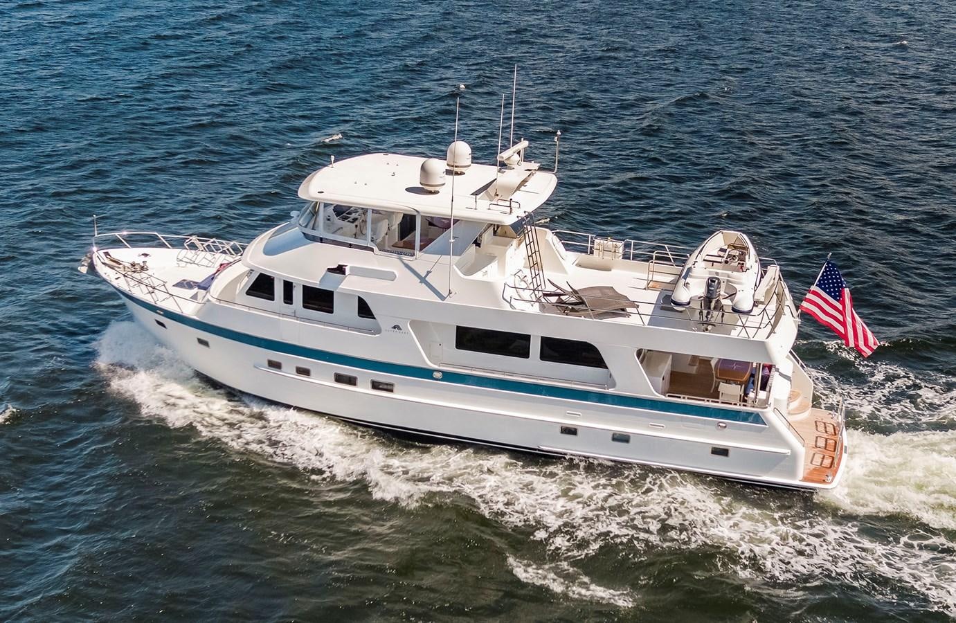 a boat on the water aboard 700 MY Yacht for Sale