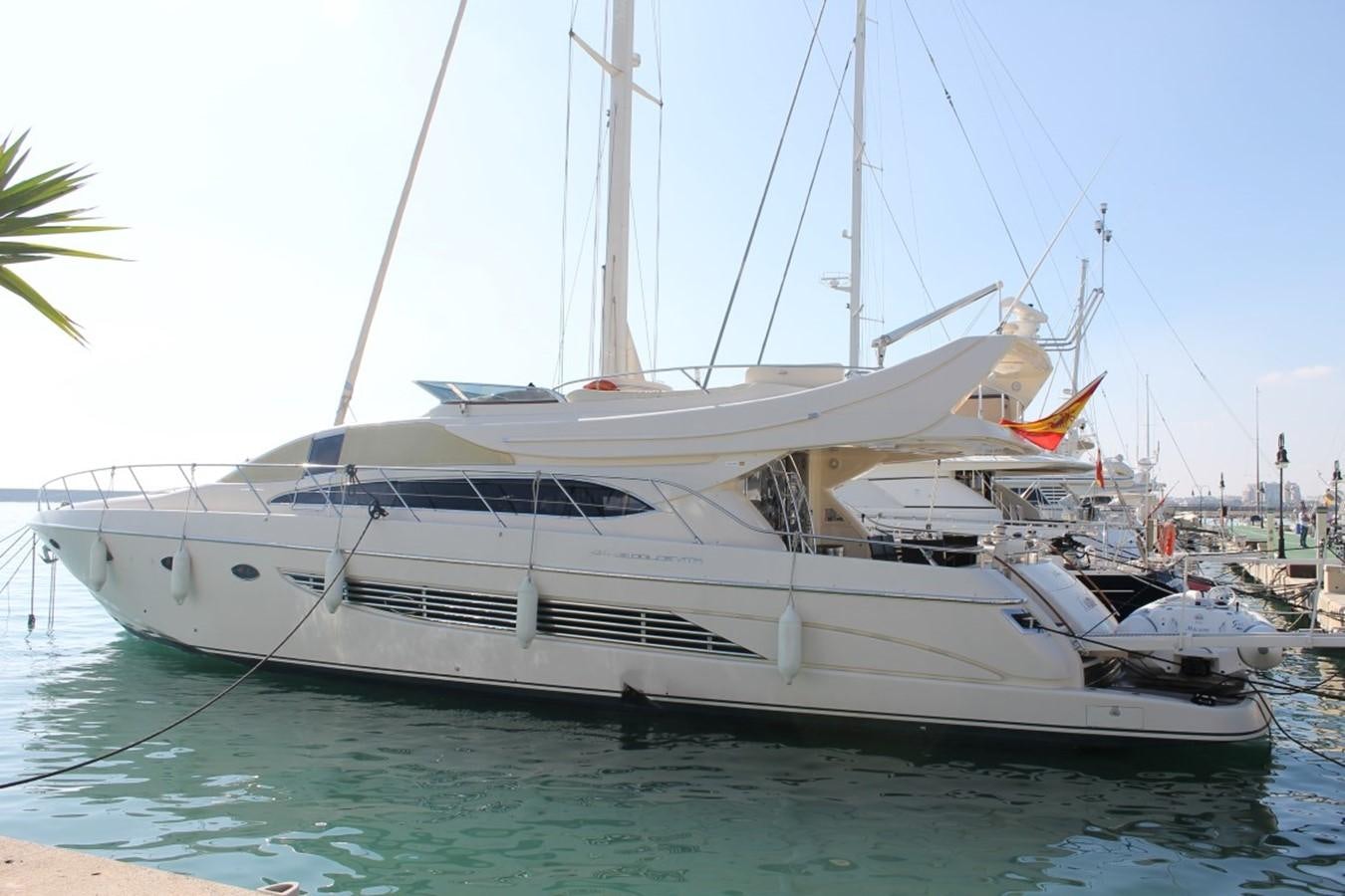 a white yacht in the water aboard MACAMI Yacht for Sale