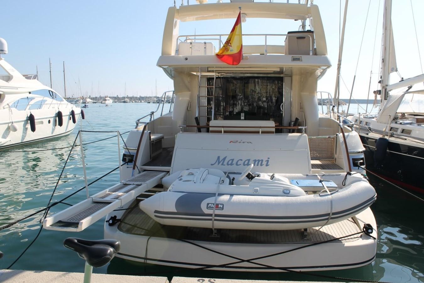 a boat in the water aboard MACAMI Yacht for Sale