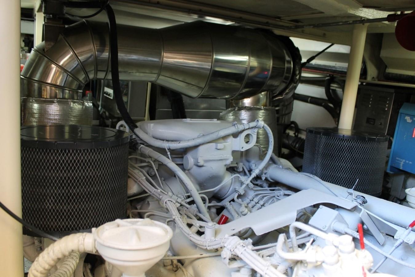 a machine with a large metal cylinder aboard MACAMI Yacht for Sale