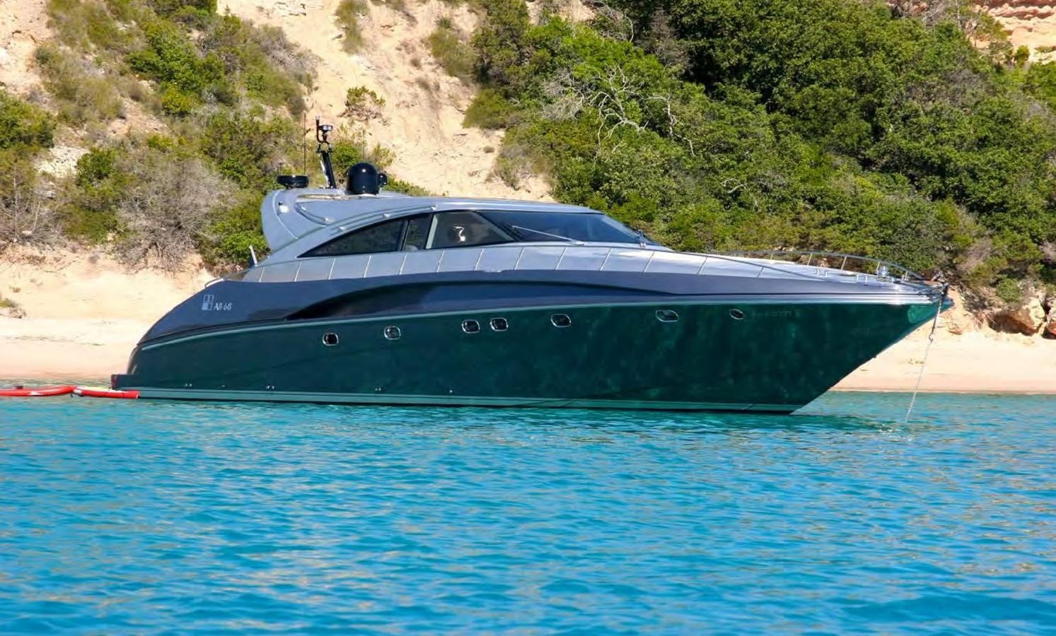 a boat in the water aboard FOX Yacht for Sale