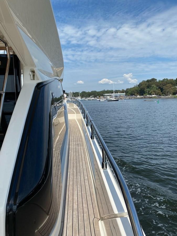 a boat on the water aboard L’ABEILLE Yacht for Sale