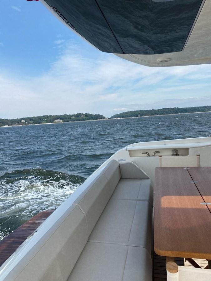 a boat on the water aboard L’ABEILLE Yacht for Sale