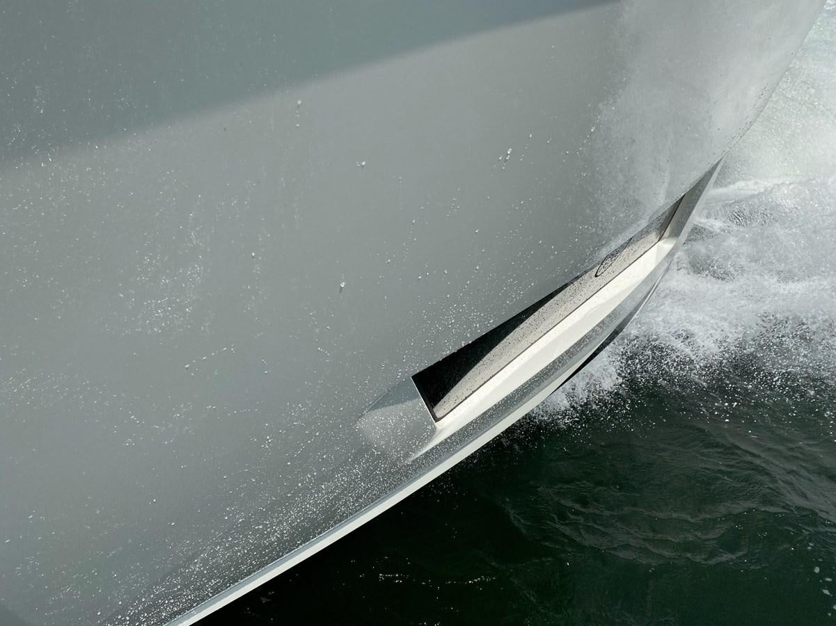 a rocket taking off from the ground aboard L’ABEILLE Yacht for Sale