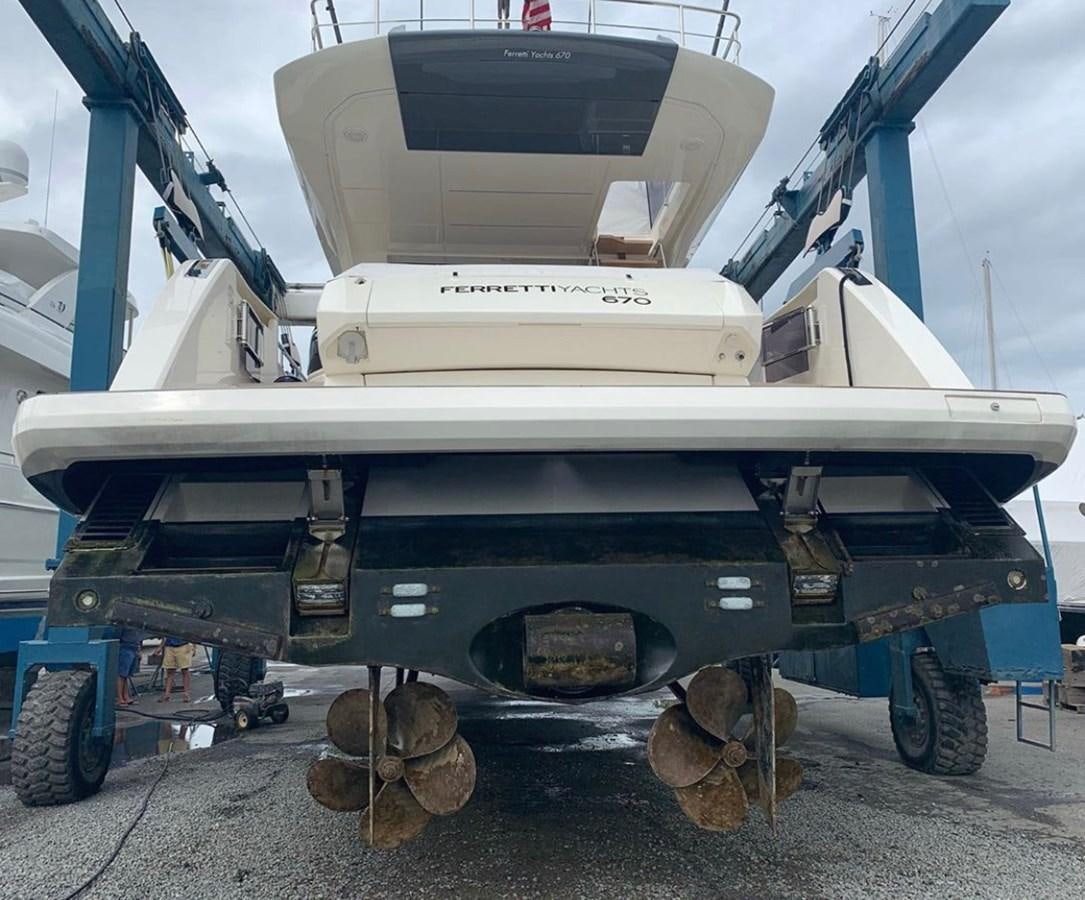 a large white tank with a large white tank on top aboard L’ABEILLE Yacht for Sale