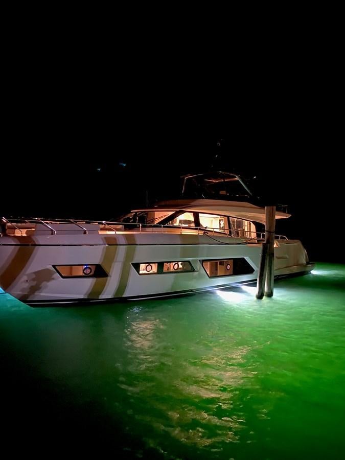 a boat in the water aboard L’ABEILLE Yacht for Sale