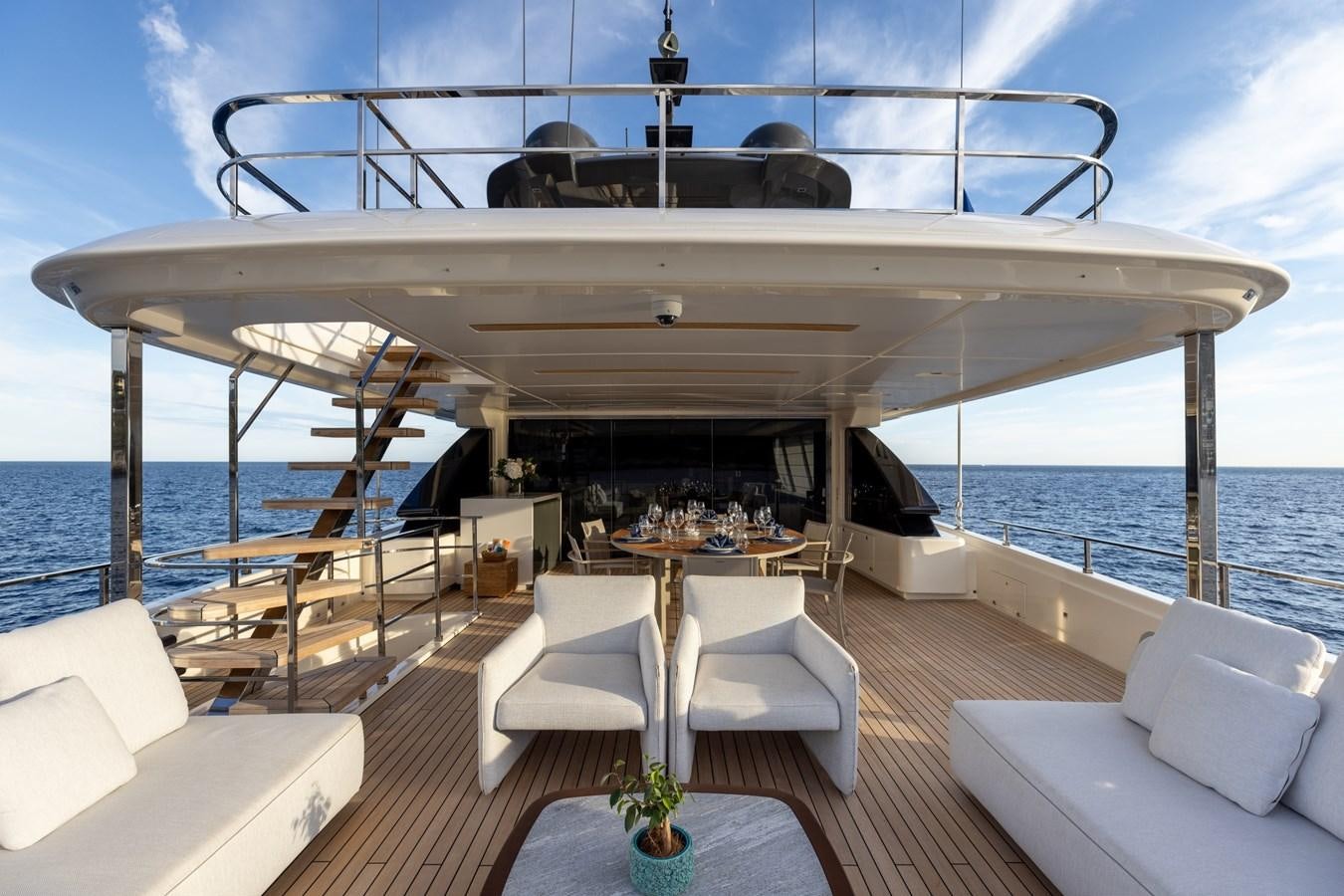 a boat on the water aboard EROS Yacht for Sale
