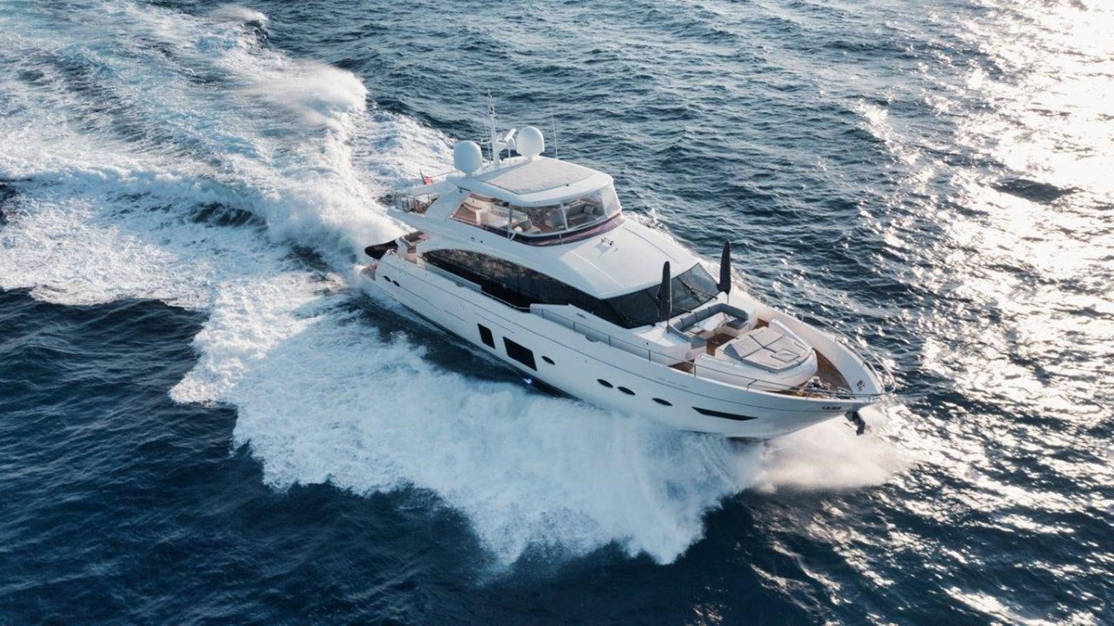 a boat in the water aboard PRONTO Yacht for Sale