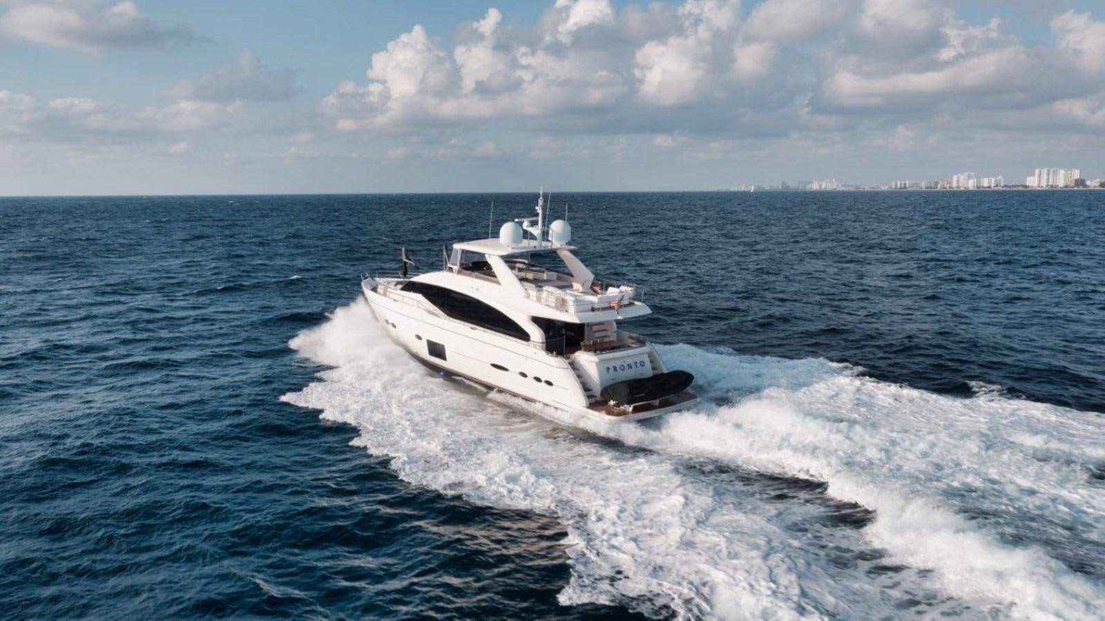 a boat on the water aboard PRONTO Yacht for Sale