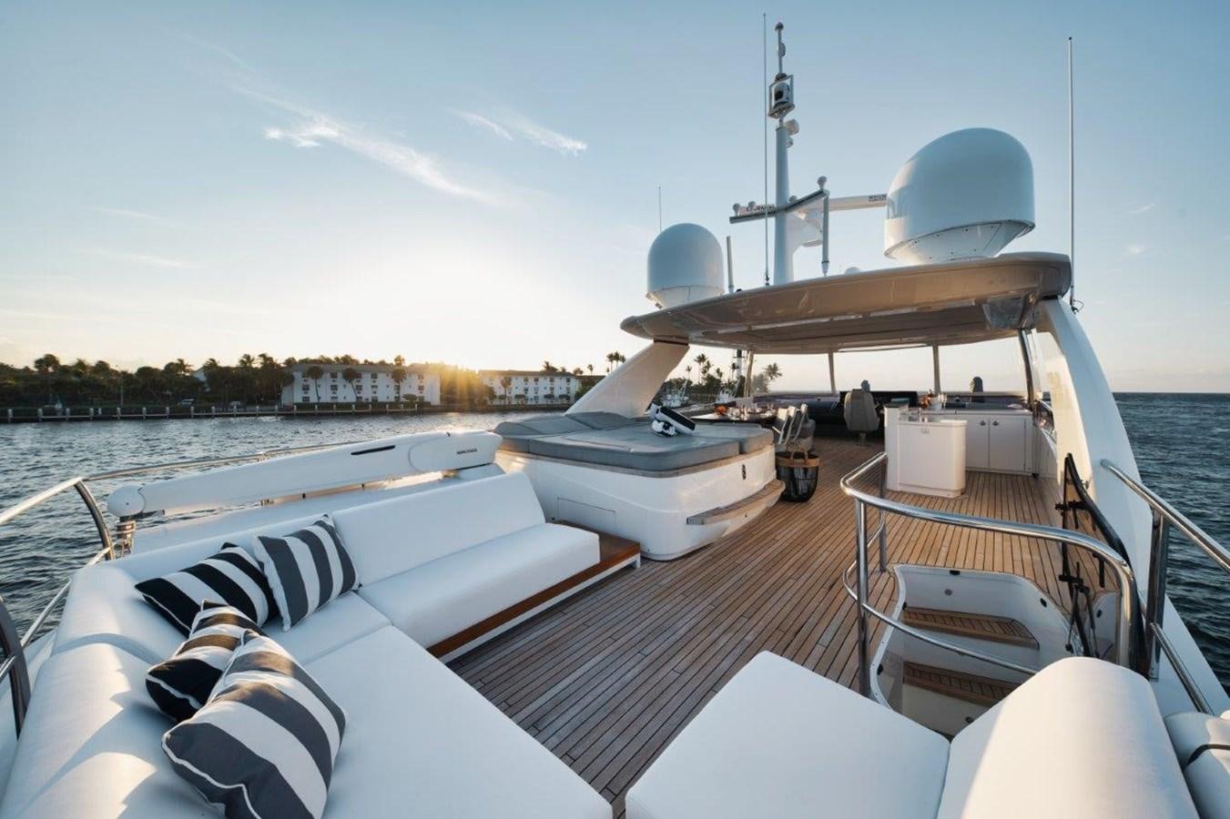 a boat on a body of water aboard PRONTO Yacht for Sale