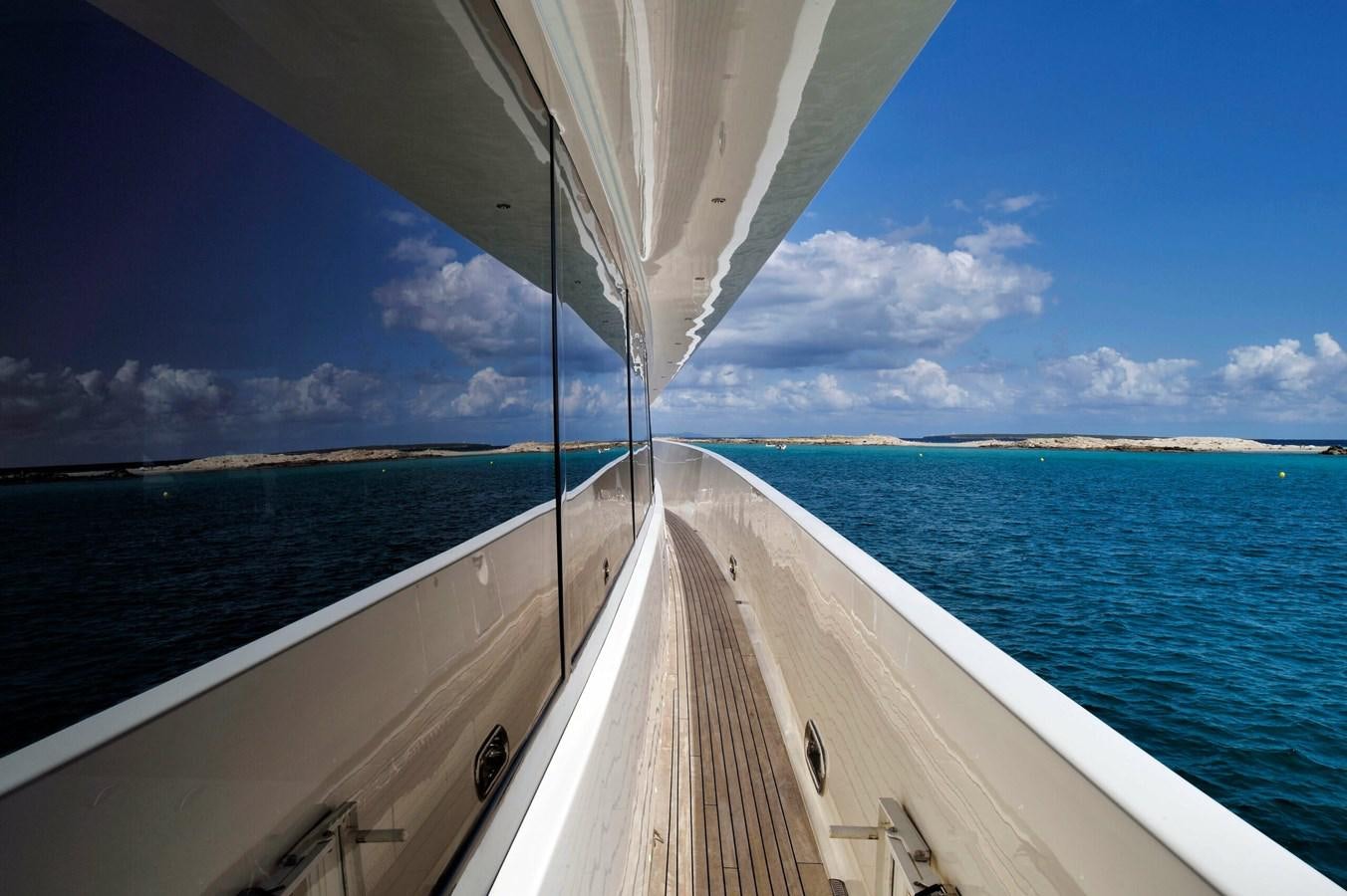 a boat on the water aboard WHISPERING ANGEL Yacht for Sale