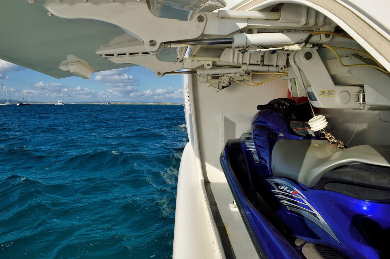 a boat with a rope attached to the front aboard WHISPERING ANGEL Yacht for Sale