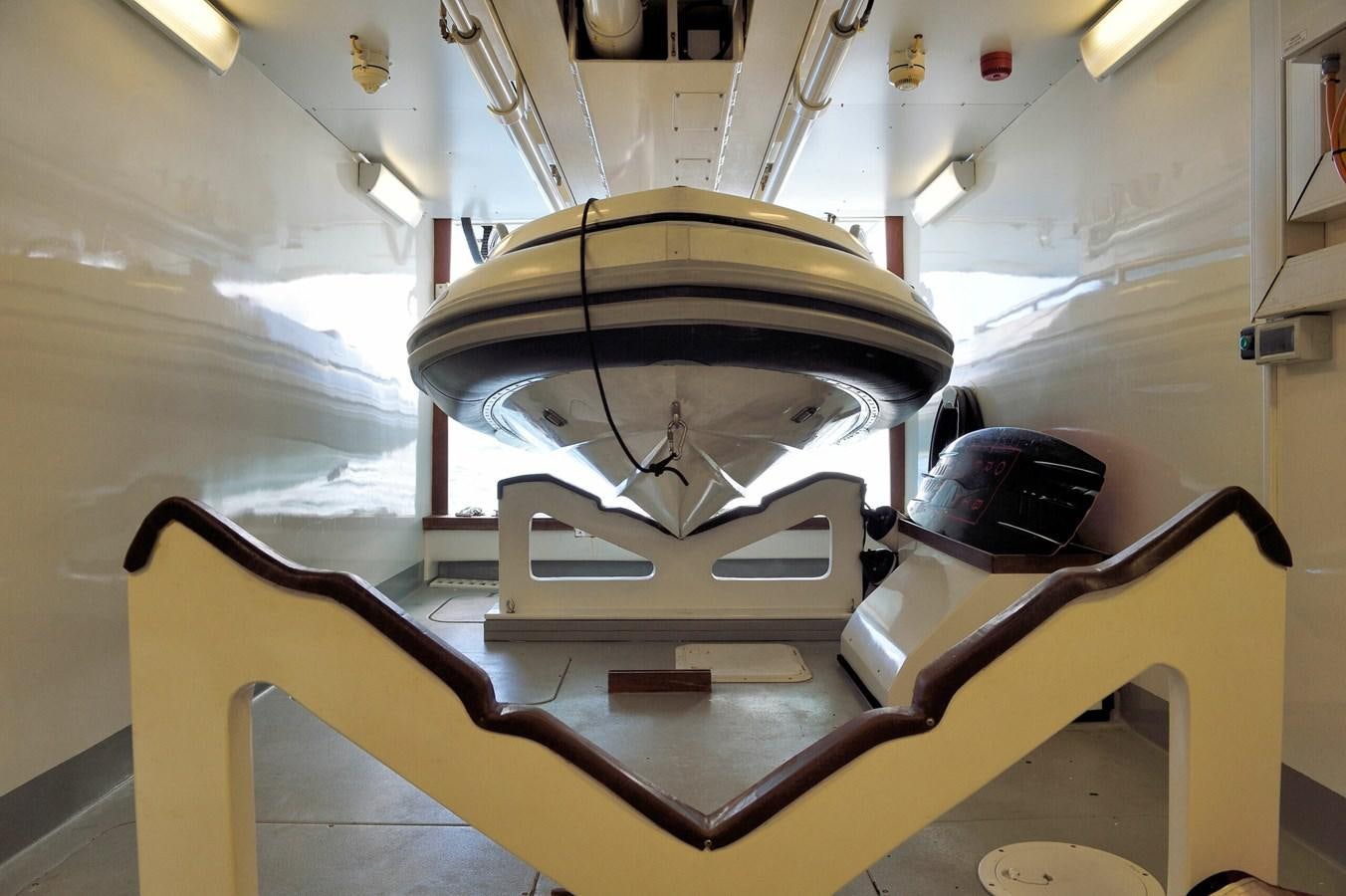 a machine in a factory aboard WHISPERING ANGEL Yacht for Sale