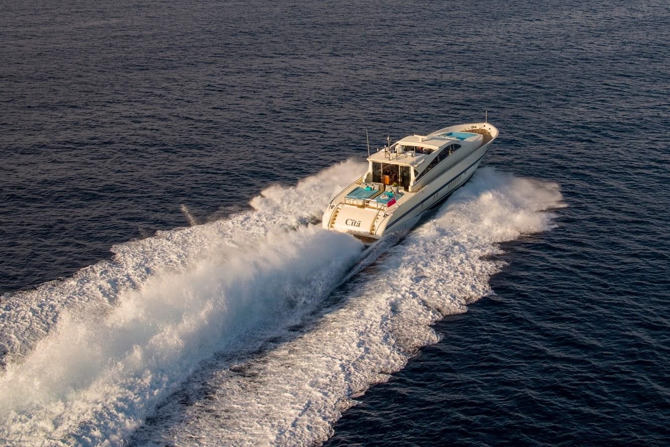 a boat on the water aboard CITA Yacht for Sale