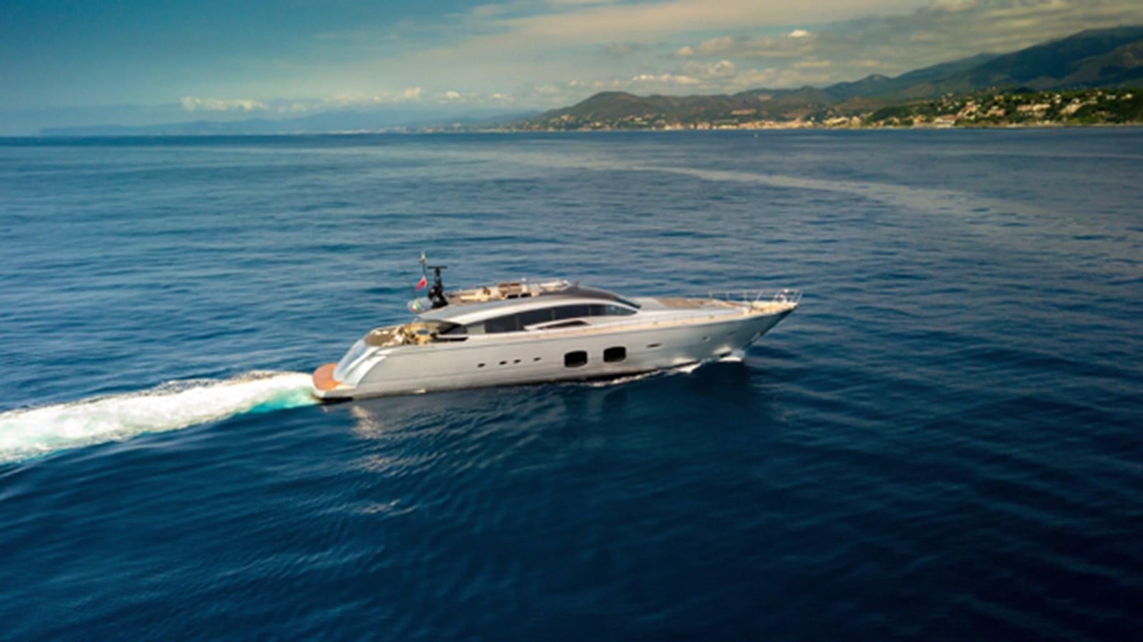 a boat on the water aboard X-TREM II Yacht for Sale