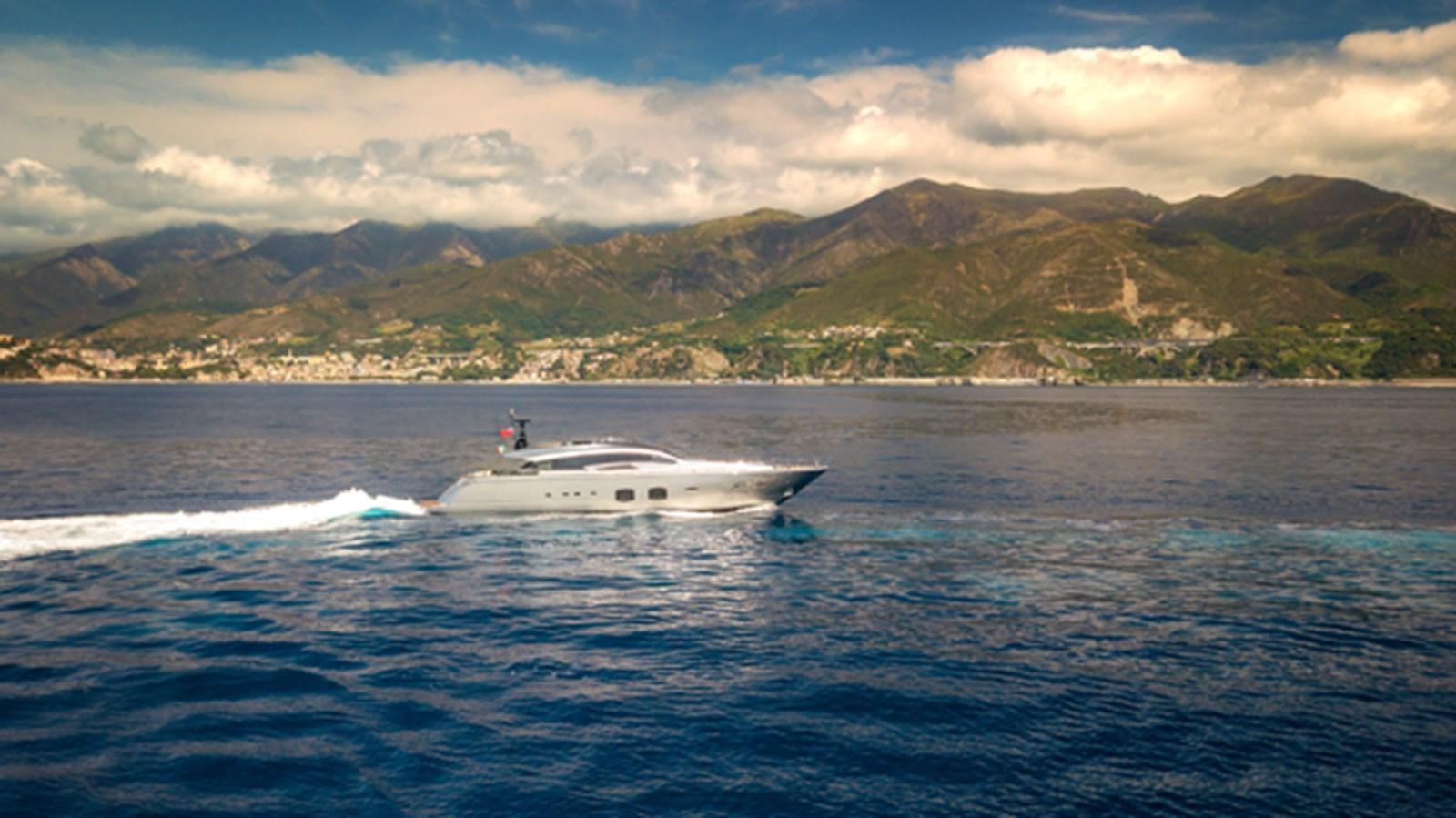 a boat on the water aboard X-TREM II Yacht for Sale