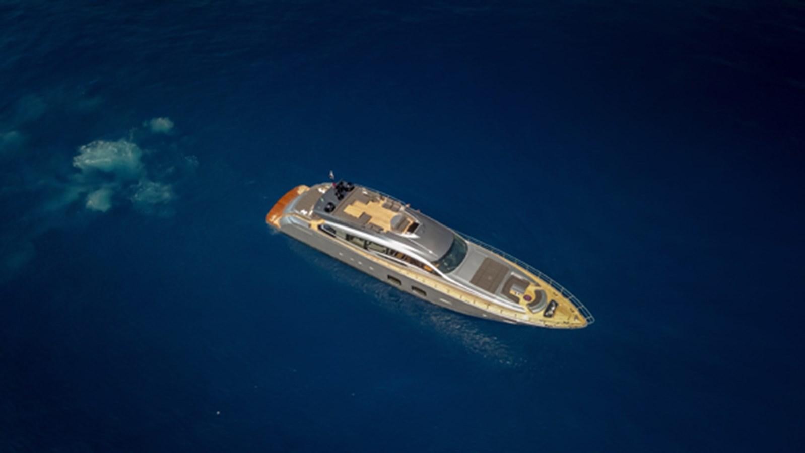 a space ship floating in space aboard X-TREM II Yacht for Sale