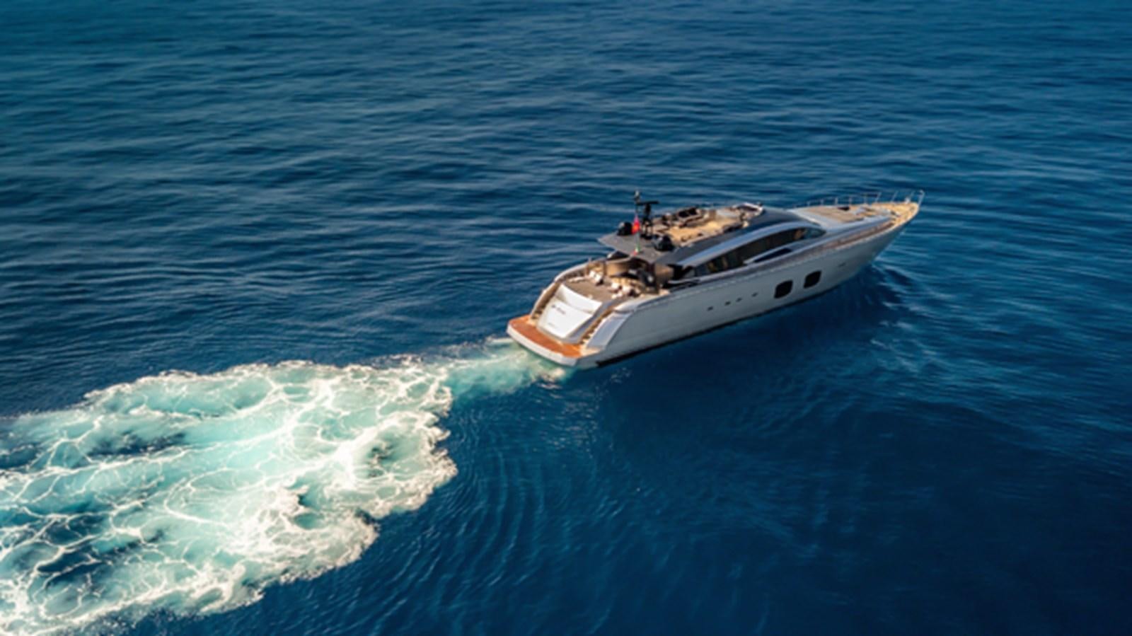 a boat in the water aboard X-TREM II Yacht for Sale