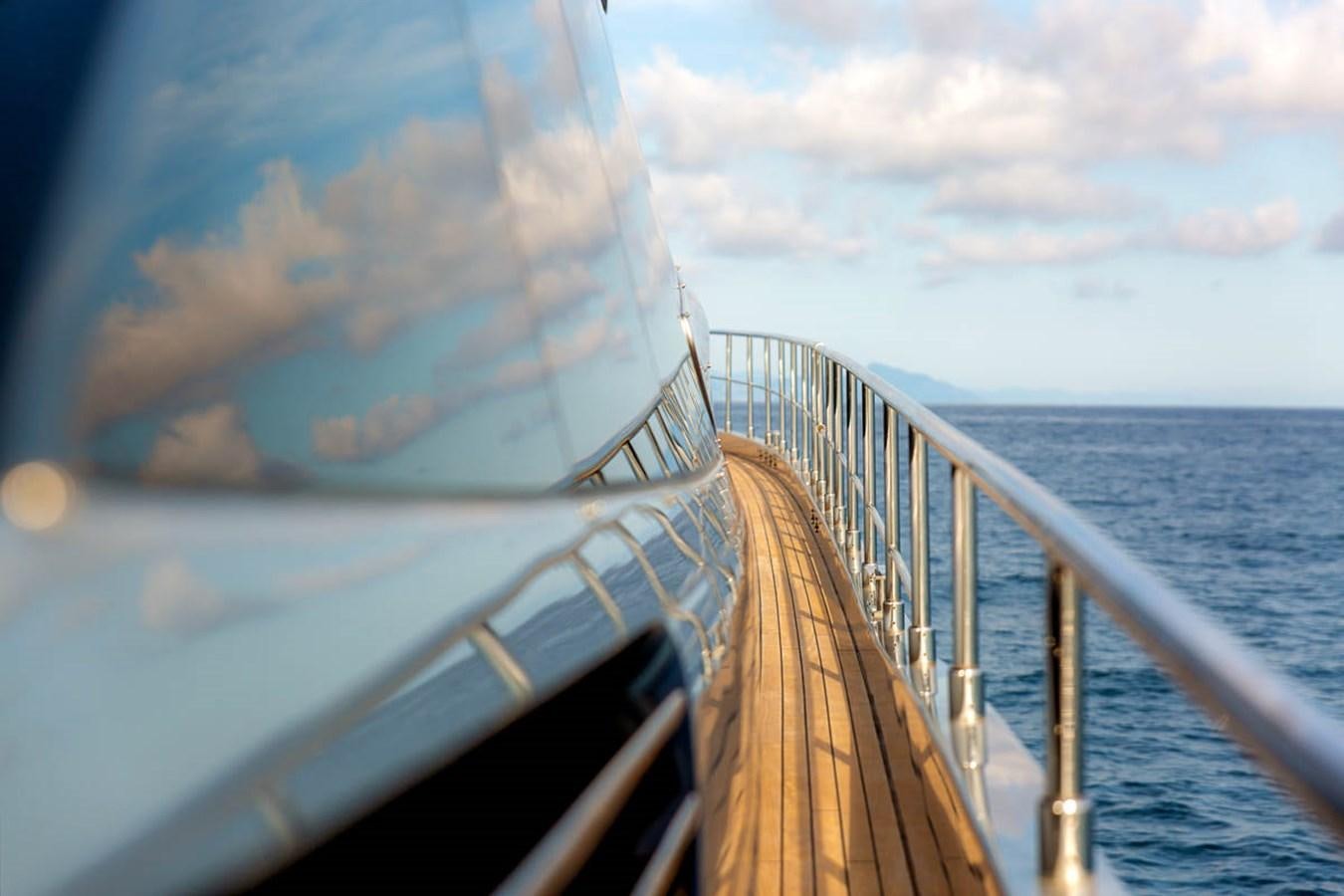 a deck of a boat aboard X-TREM II Yacht for Sale