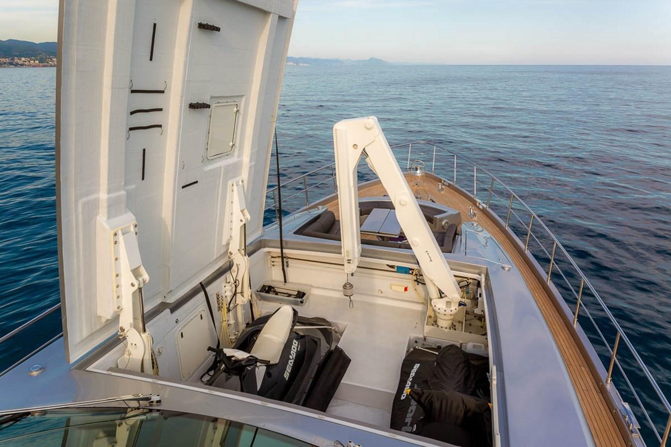 a boat on the water aboard X-TREM II Yacht for Sale