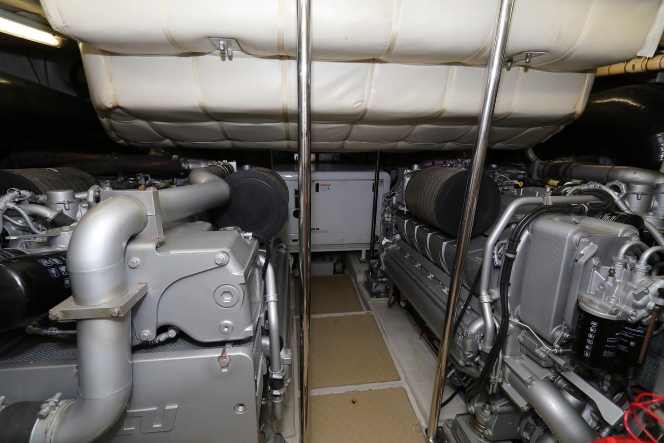 a close-up of a machine aboard VANTAGE Yacht for Sale