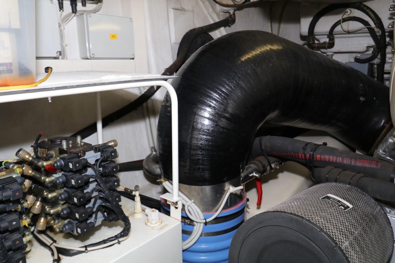 a machine with wires aboard VANTAGE Yacht for Sale