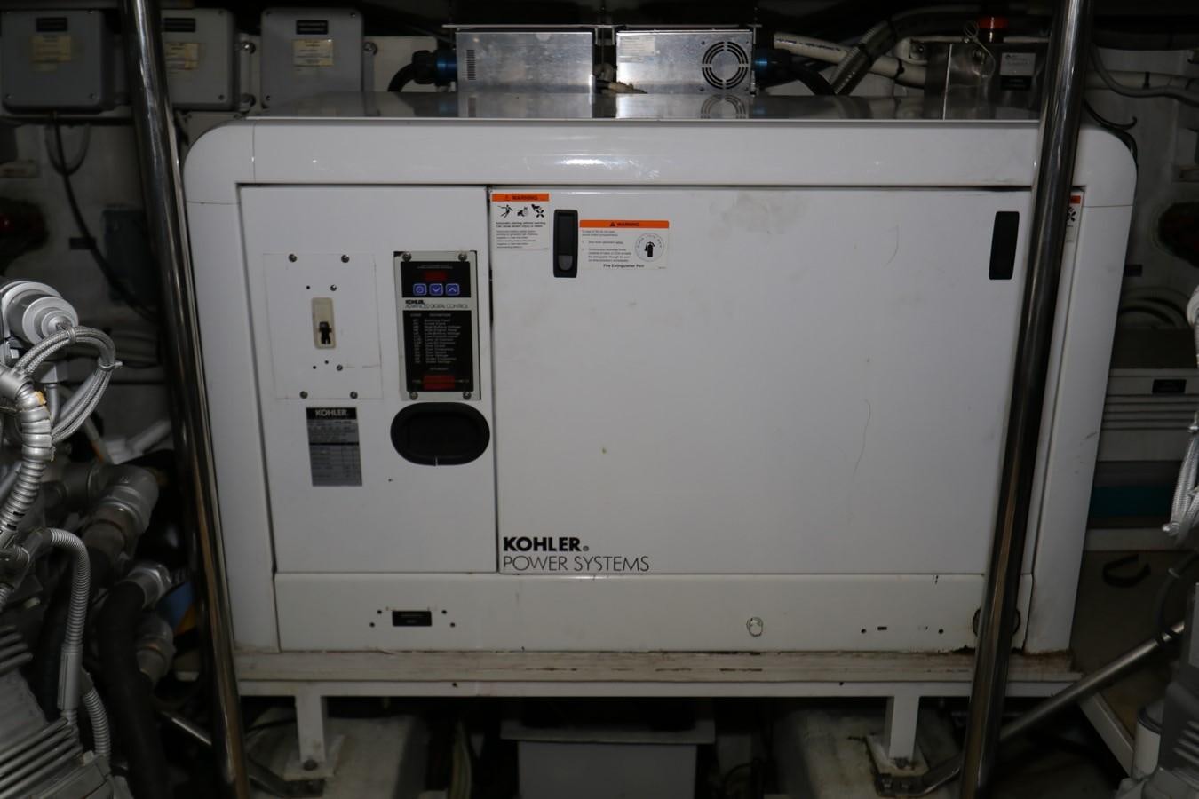 a white rectangular machine aboard VANTAGE Yacht for Sale