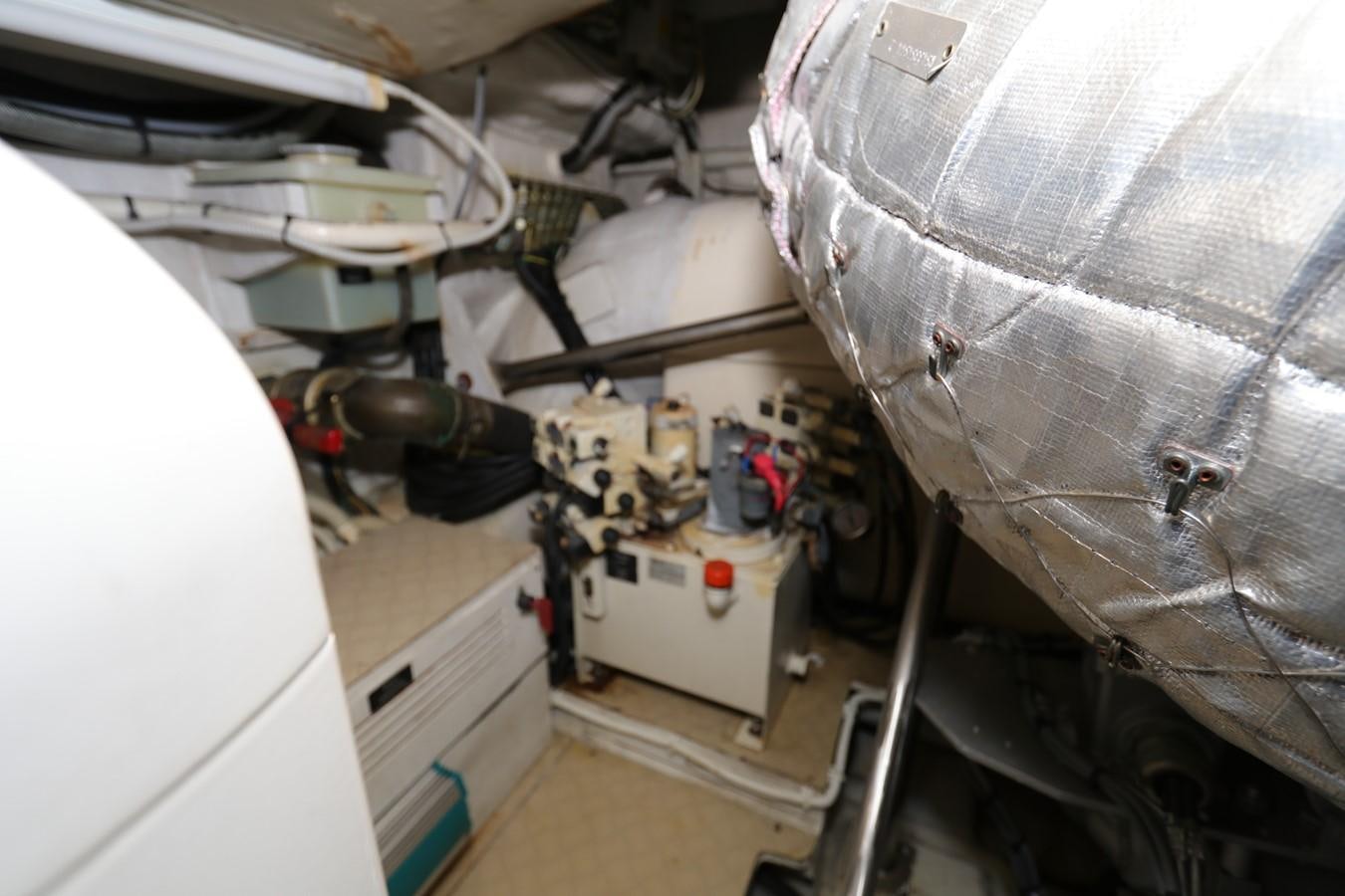 a car with a large fan aboard VANTAGE Yacht for Sale