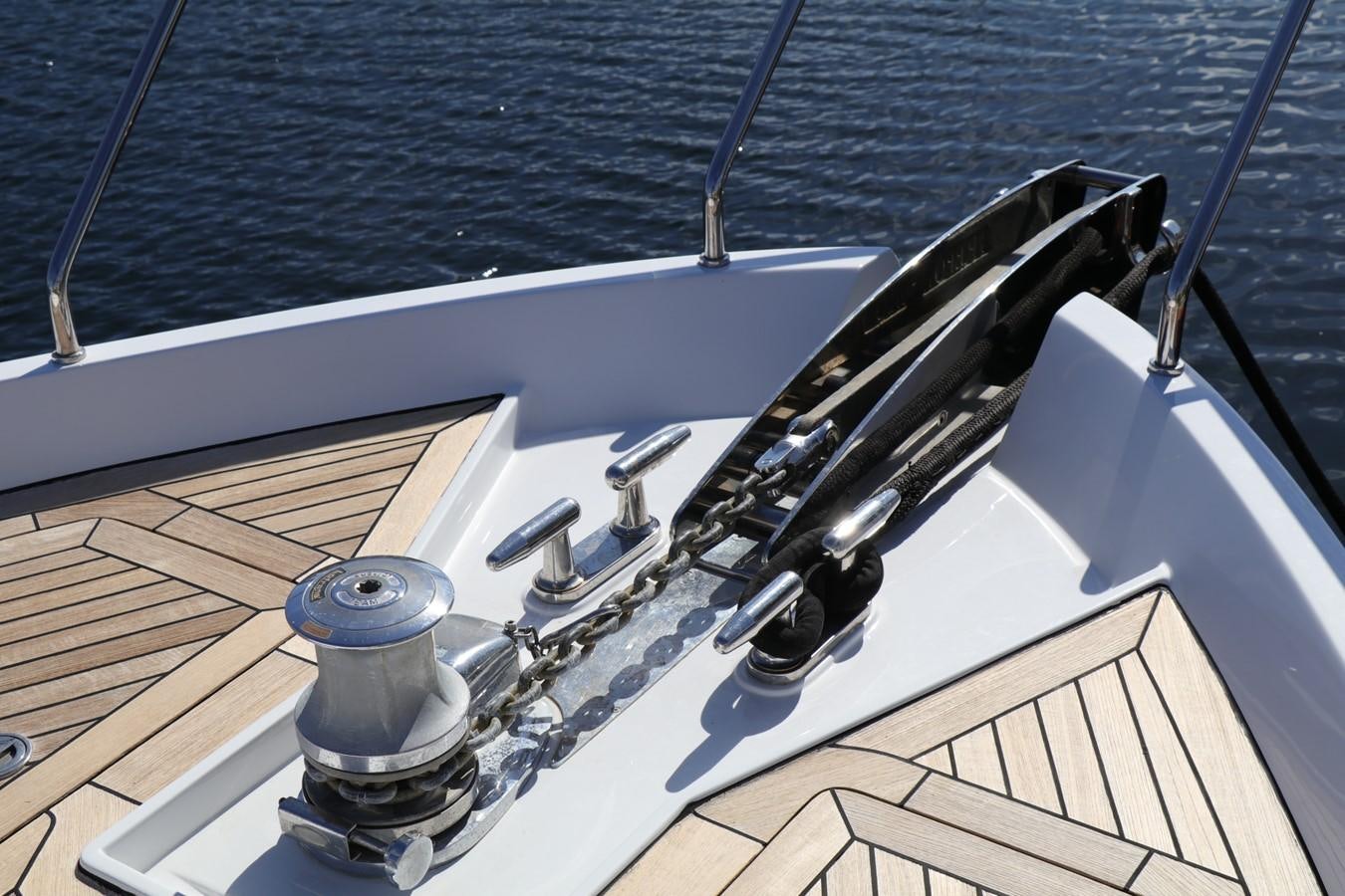 a boat on the water aboard VANTAGE Yacht for Sale
