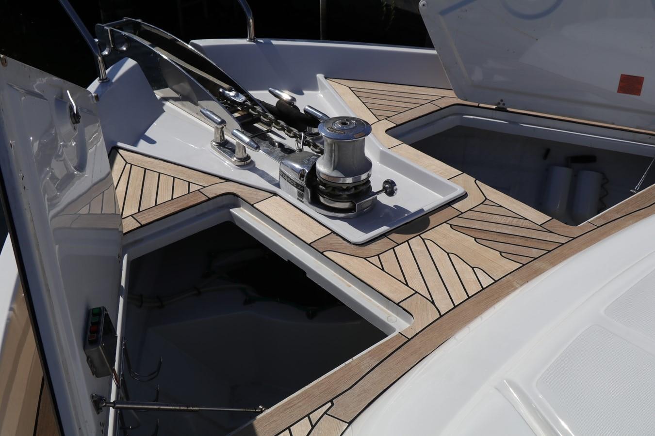 a machine on the counter aboard VANTAGE Yacht for Sale