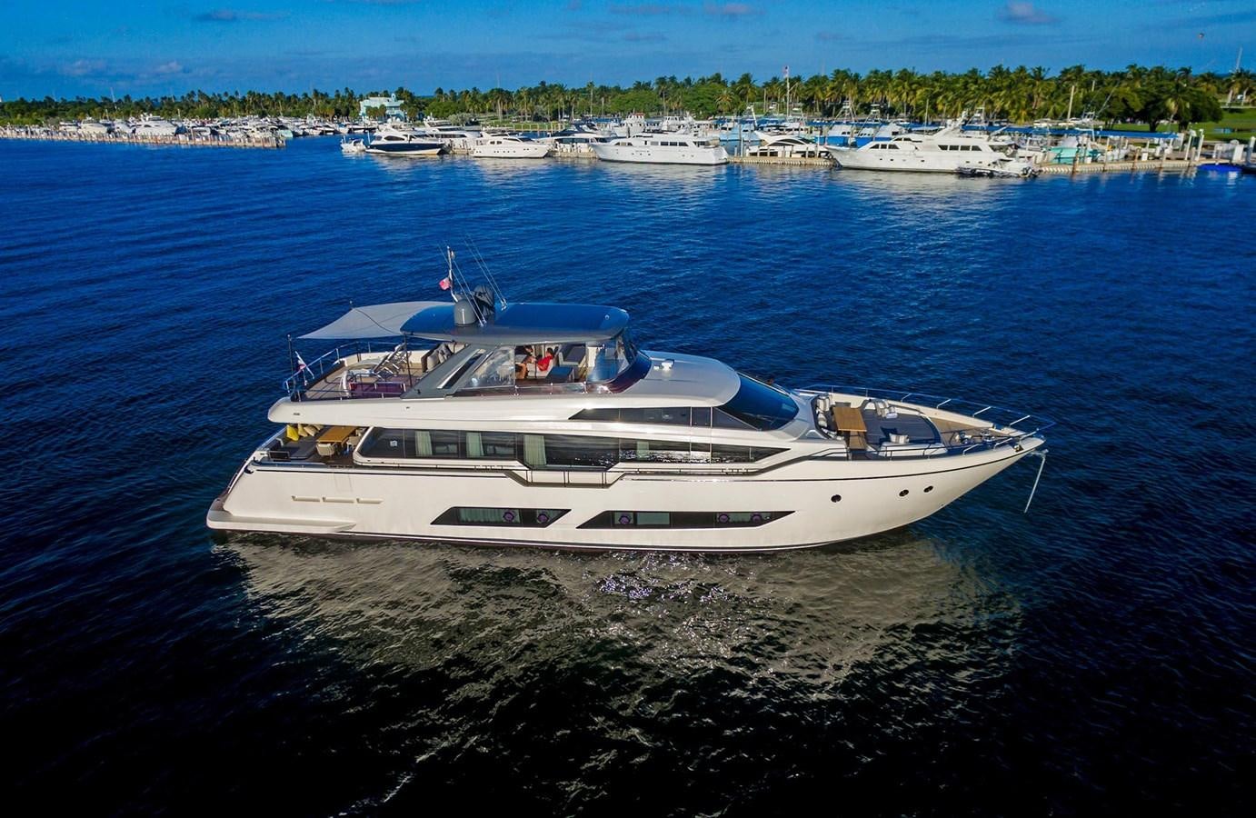 a boat on the water aboard LA MARTINA Yacht for Sale