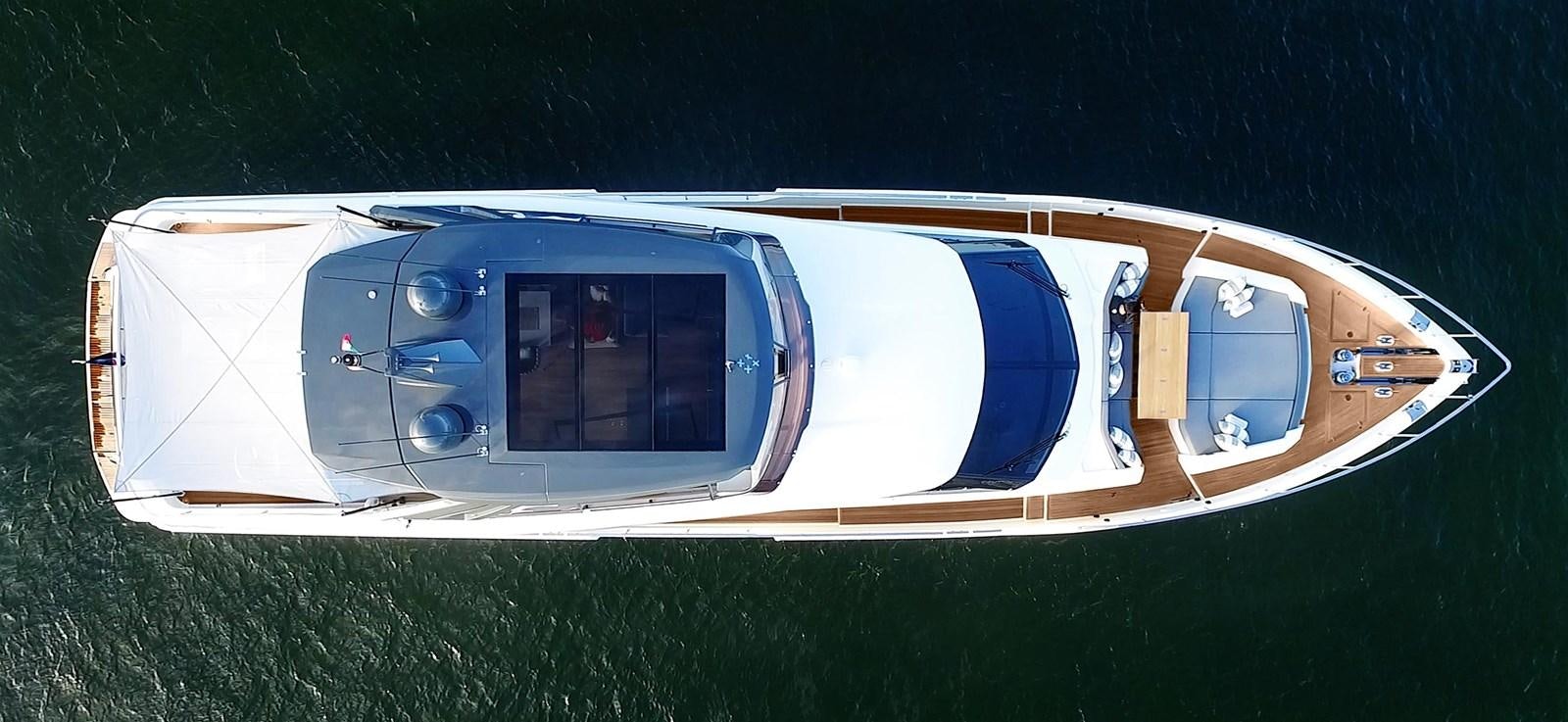 a model of a train aboard LA MARTINA Yacht for Sale