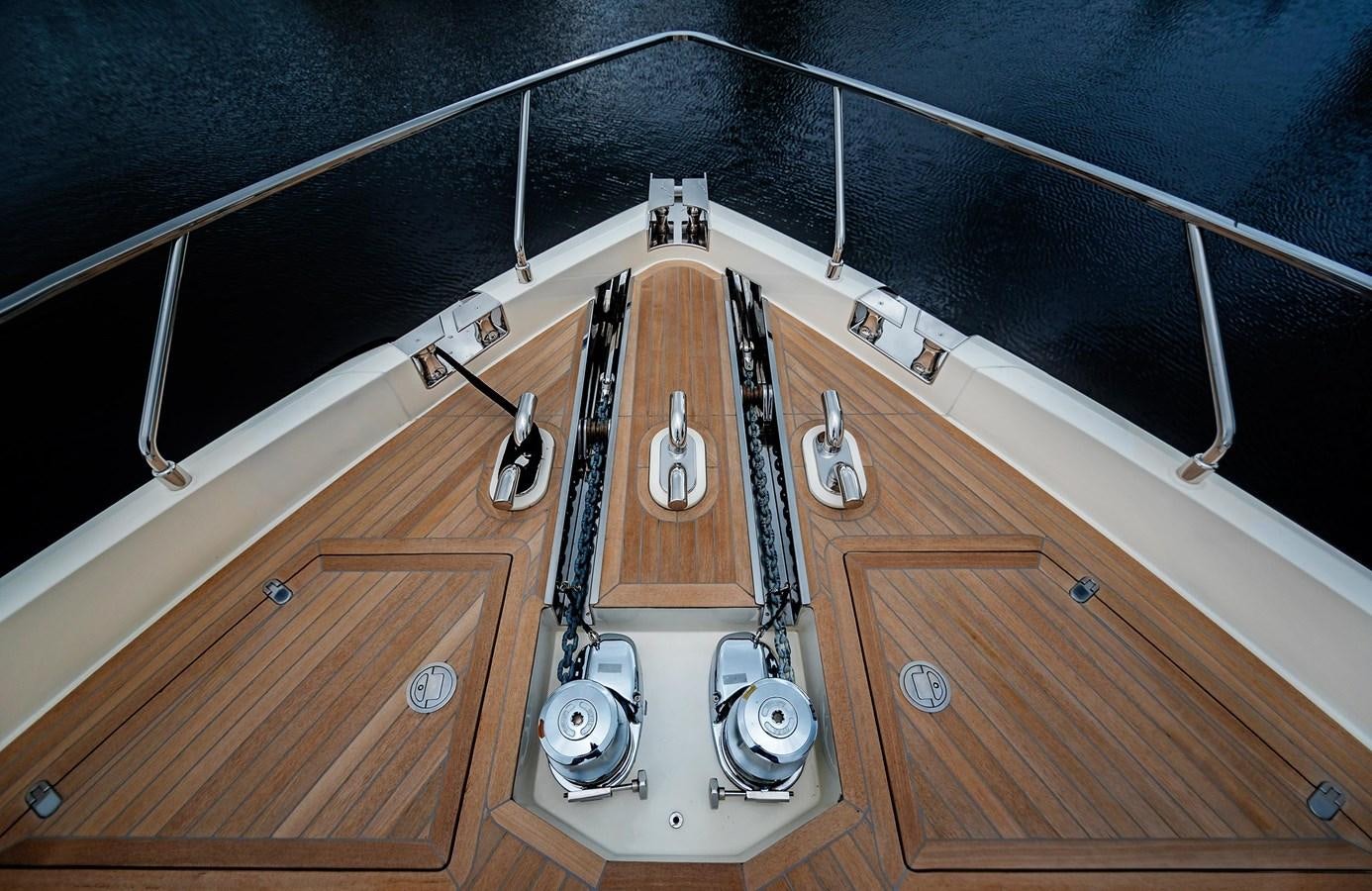 a wooden instrument with a white case aboard LA MARTINA Yacht for Sale