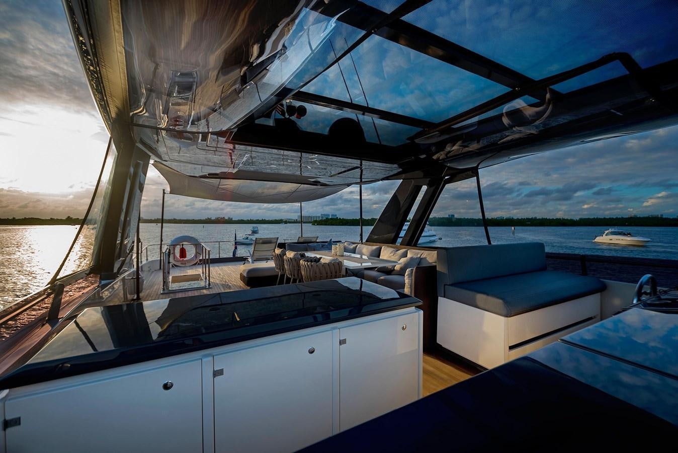 a boat on the water aboard LA MARTINA Yacht for Sale