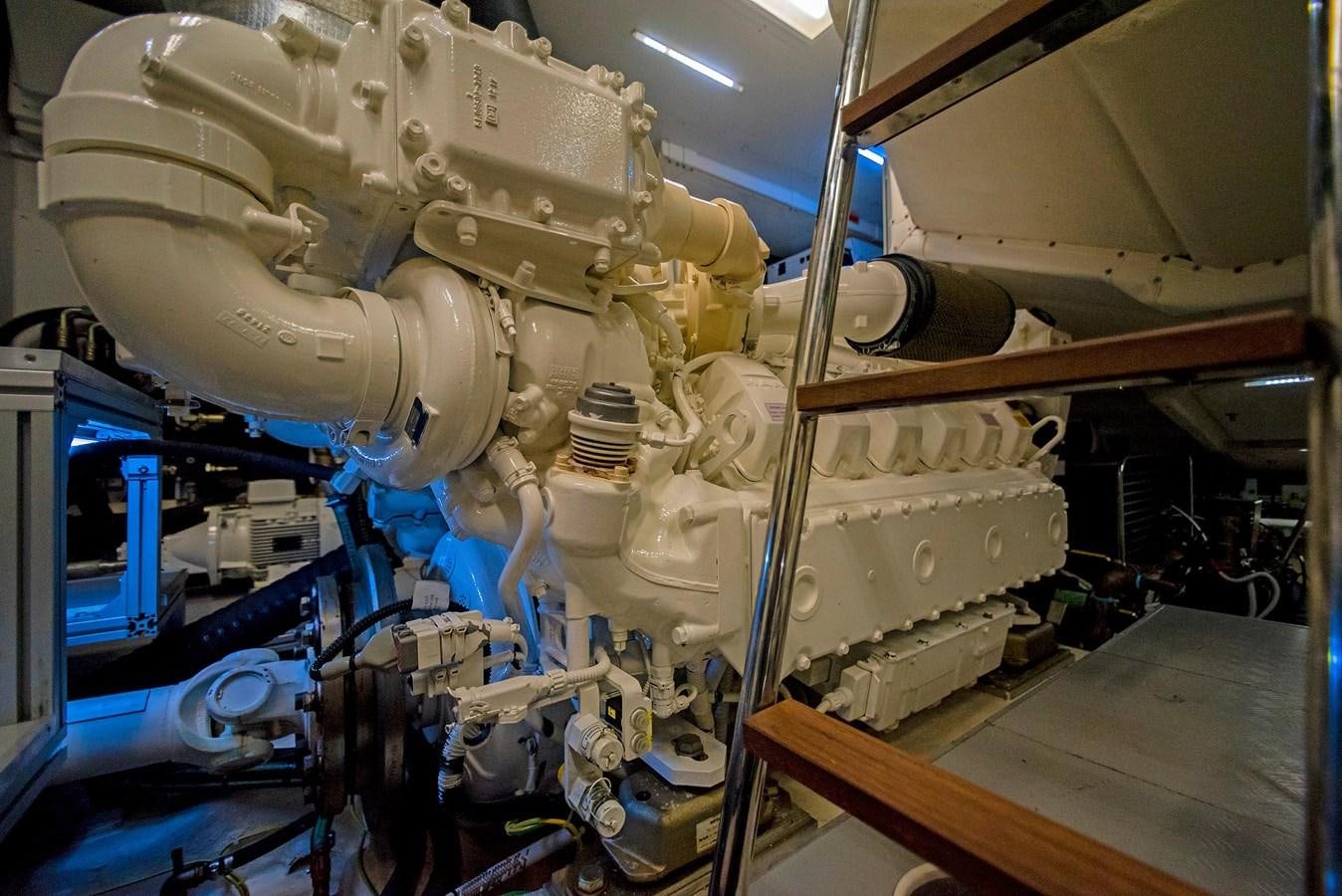 a close-up of a machine aboard LA MARTINA Yacht for Sale