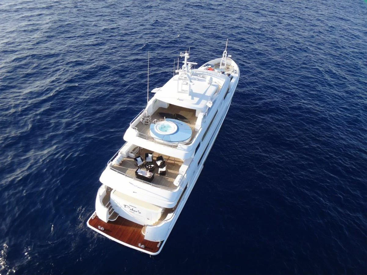 a boat in the water aboard EP150 Yacht for Sale