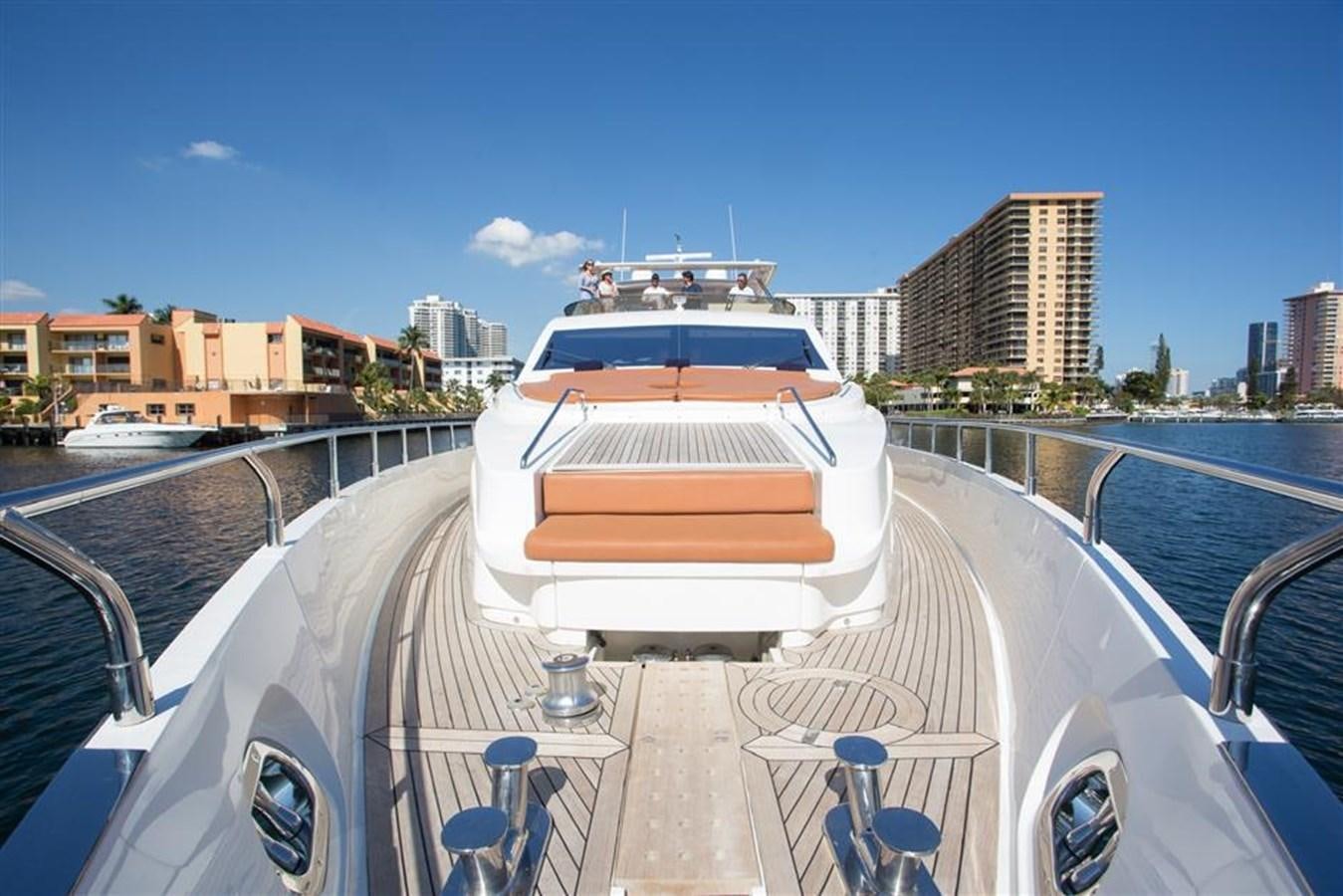 a boat on a water body aboard BLUOCEAN Yacht for Sale