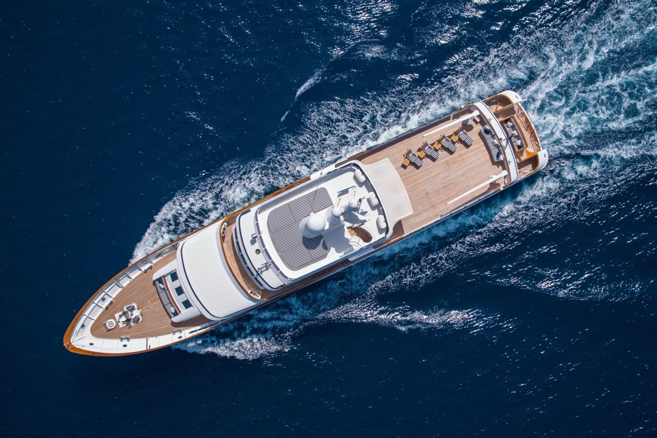 a space ship in space aboard MONACO Yacht for Sale
