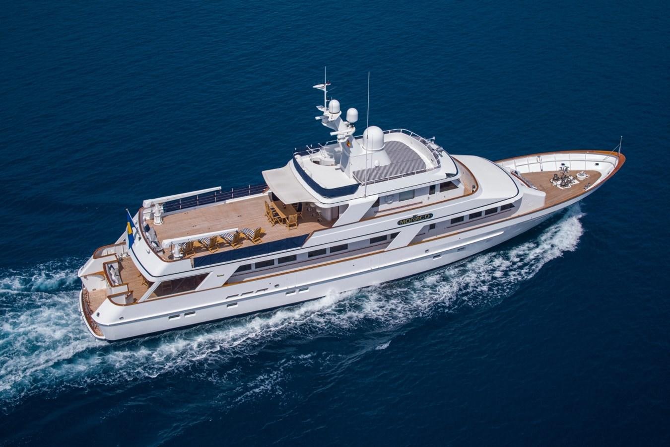 a ship in the water aboard MONACO Yacht for Sale