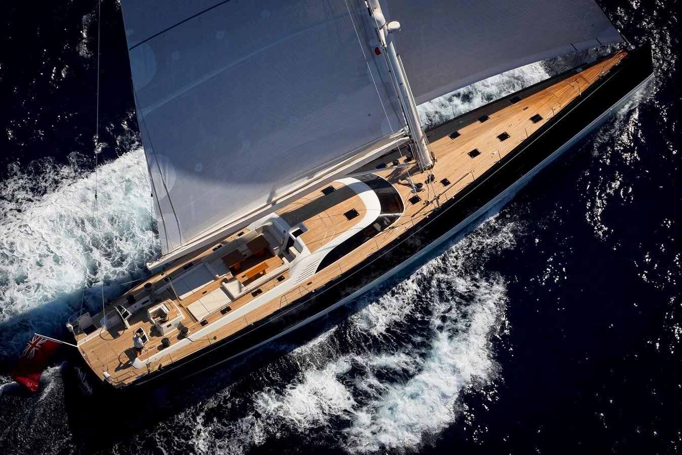 a satellite in space aboard NILAYA Yacht for Sale