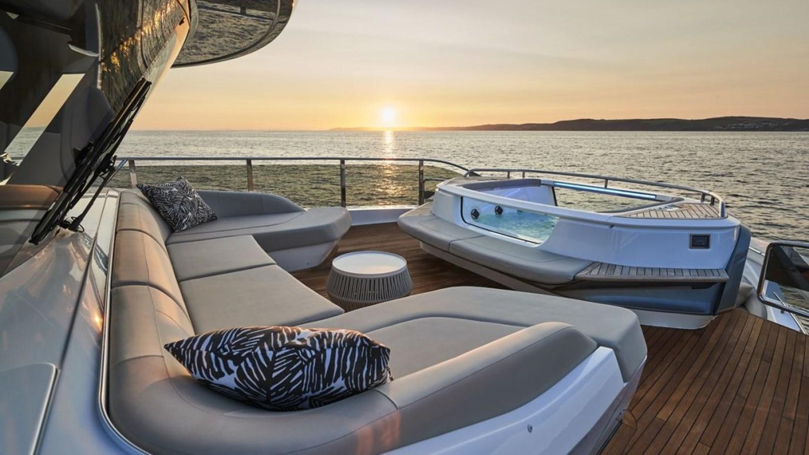 a boat on a boat aboard PRINCESS X95/03 Yacht for Sale