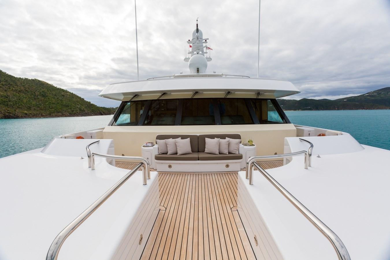 a boat on a body of water aboard ADVENTURE Yacht for Sale