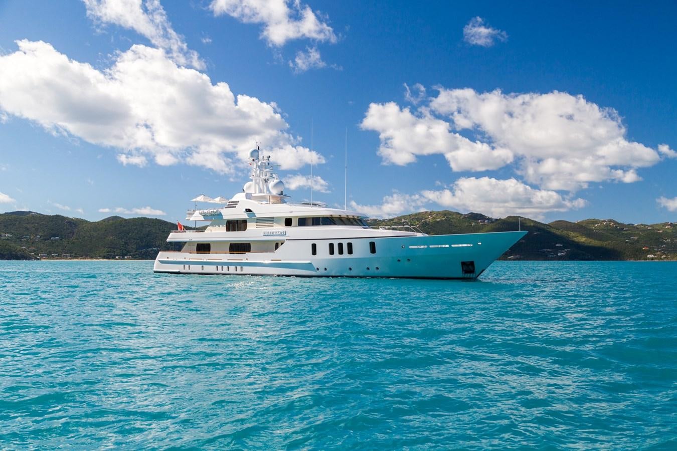 a boat in the water aboard ADVENTURE Yacht for Sale