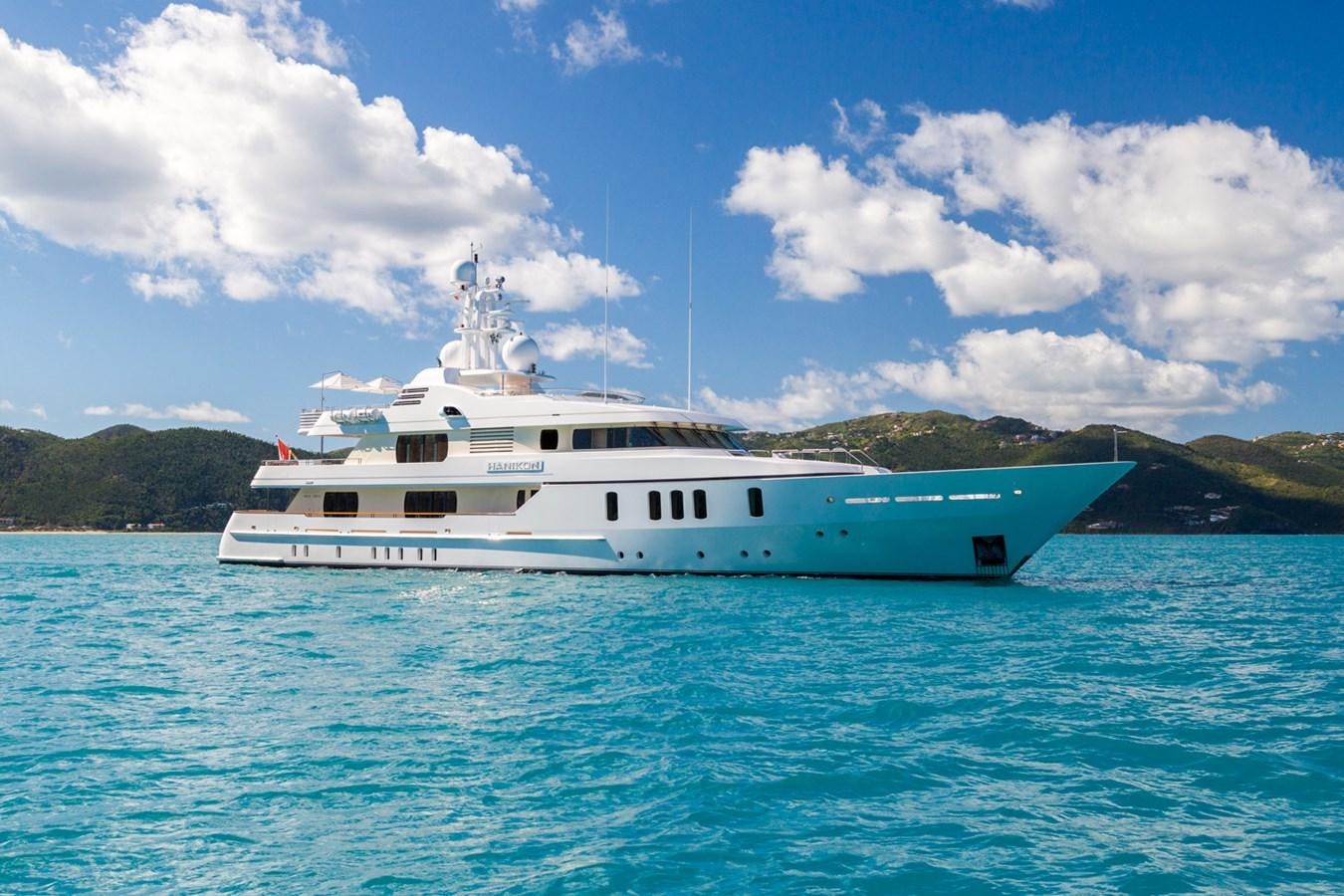 a boat in the water aboard ADVENTURE Yacht for Sale