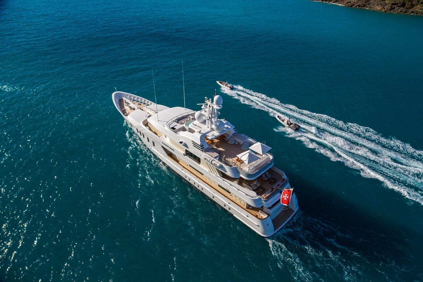 a boat on the water aboard ADVENTURE Yacht for Sale