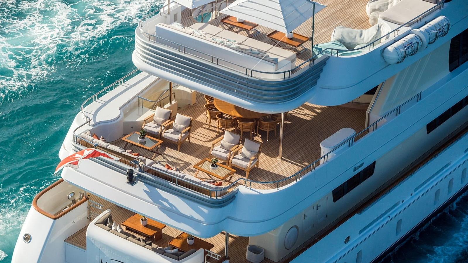 a boat on the water aboard ADVENTURE Yacht for Charter