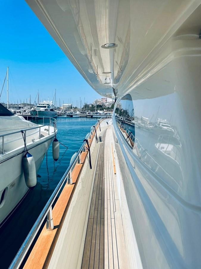 a boat on the water aboard LIBERATA Yacht for Sale